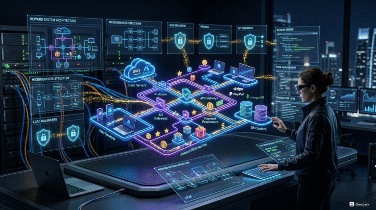 Architecture réseau des systèmes de récompenses en ligne